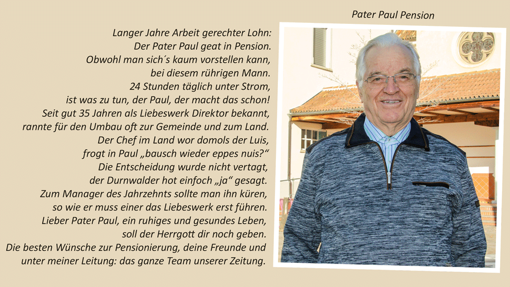 Pater Paul Pension