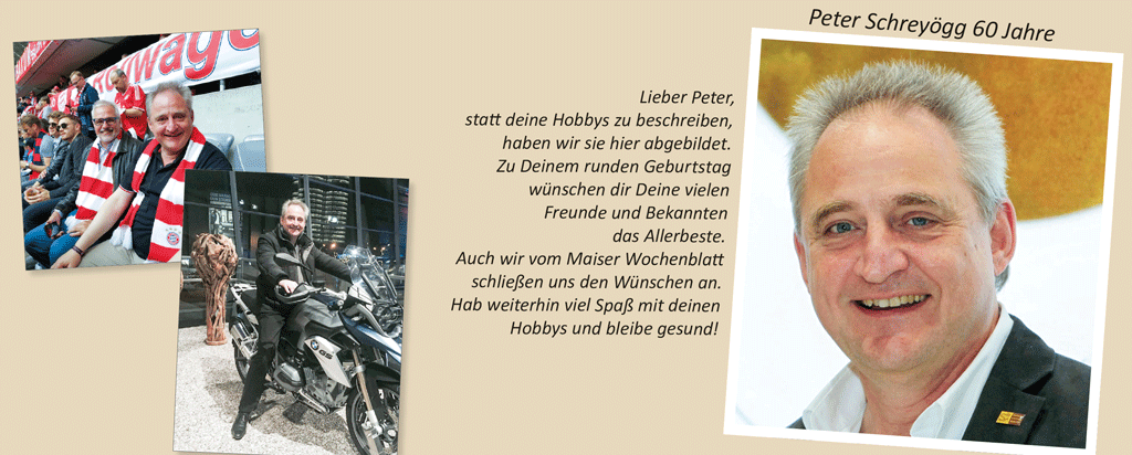 Peter Schreyögg 60 Jahre