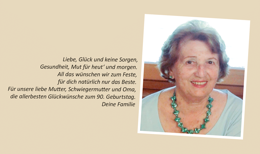 Oma 90 Jahre