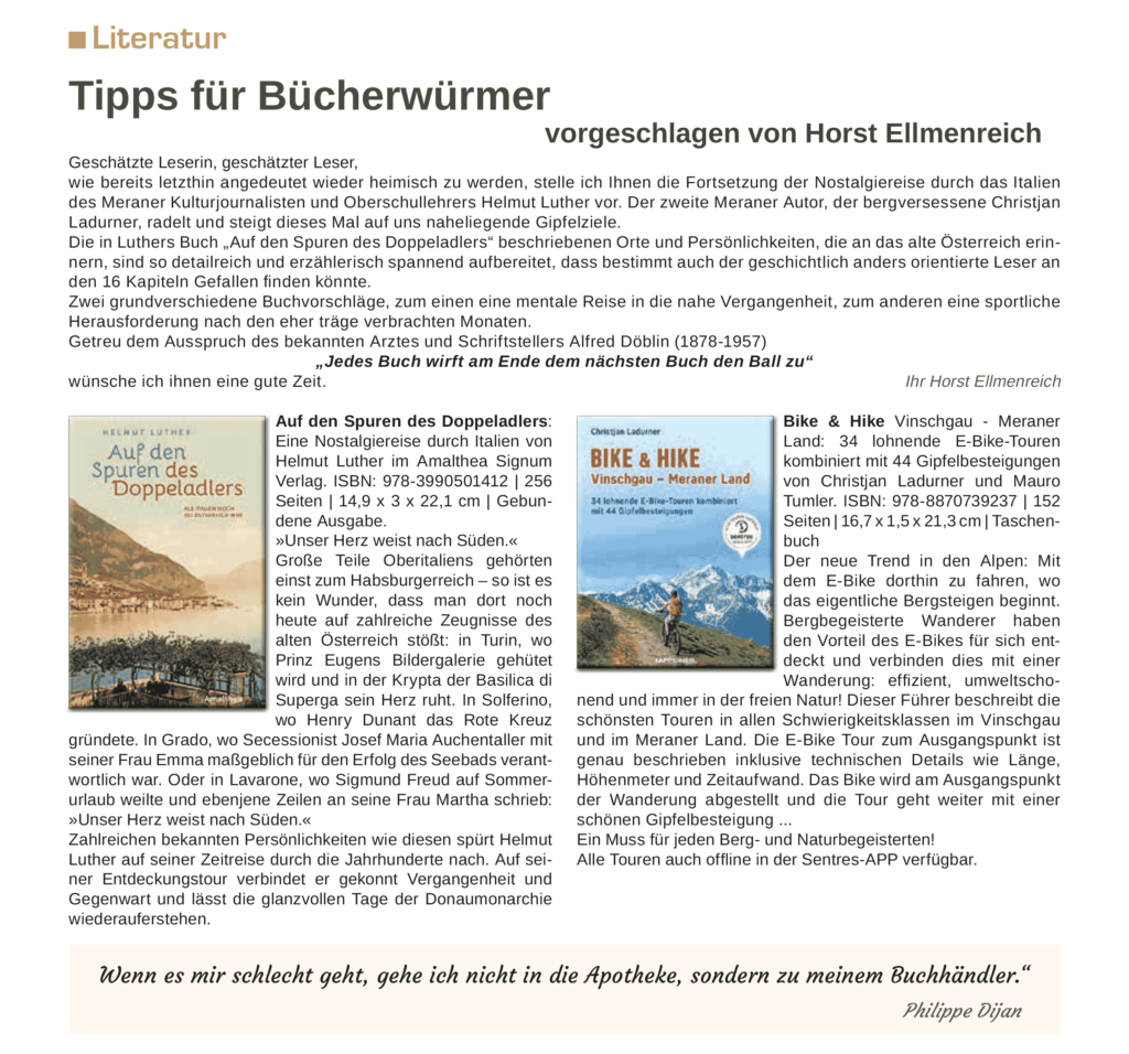 Tipps für Bücherwürmer