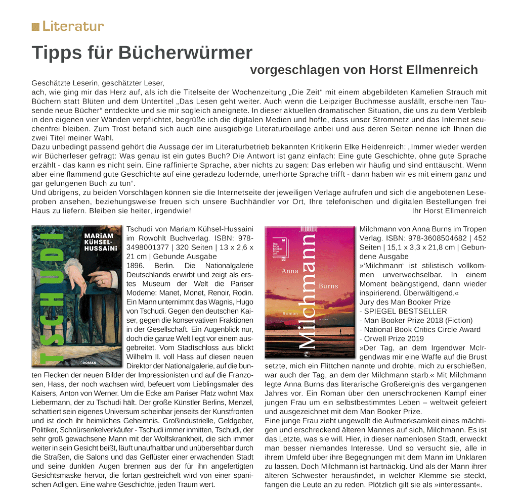 Tipps für Bücherwürmer