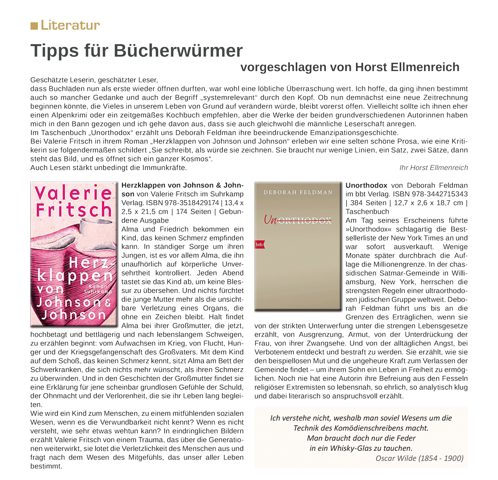 Tipps für Bücherwürmer
