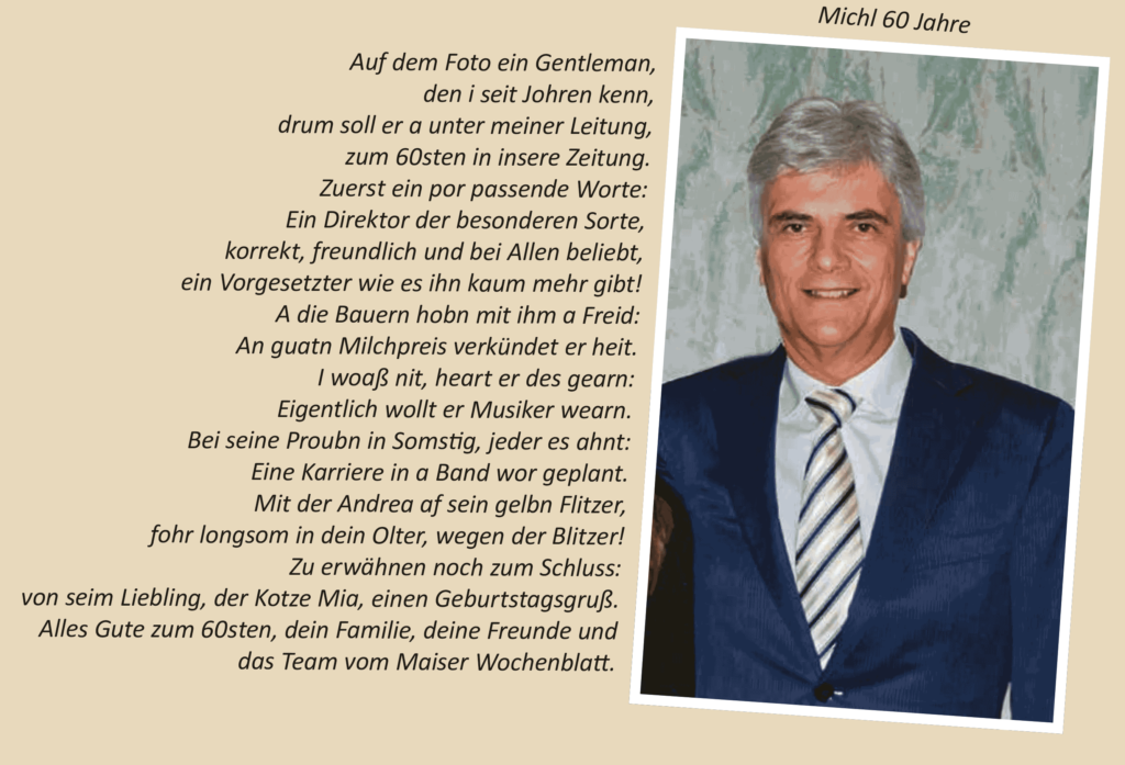 Michl 60 Jahre